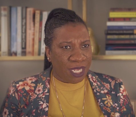 Tarana Burke during an interview