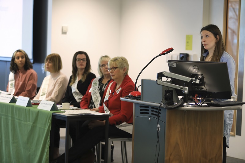 Panel discussion at the WI Million Women Rise pre-march event