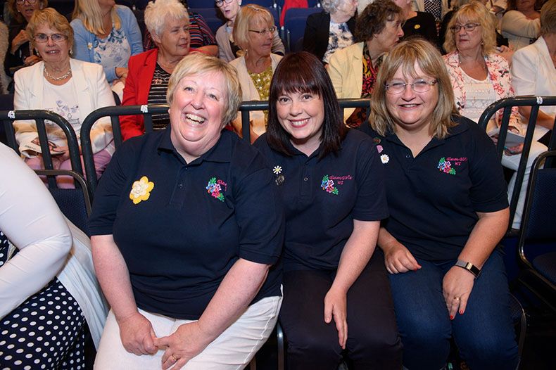 Members in the audience at the NFWI AM 2018 in Cardiff